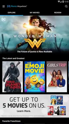 Movies Anywhere android App screenshot 0